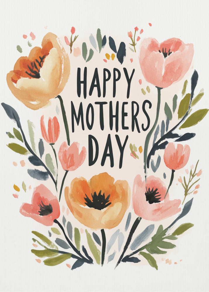 Florale Mutterumarmung | Poster