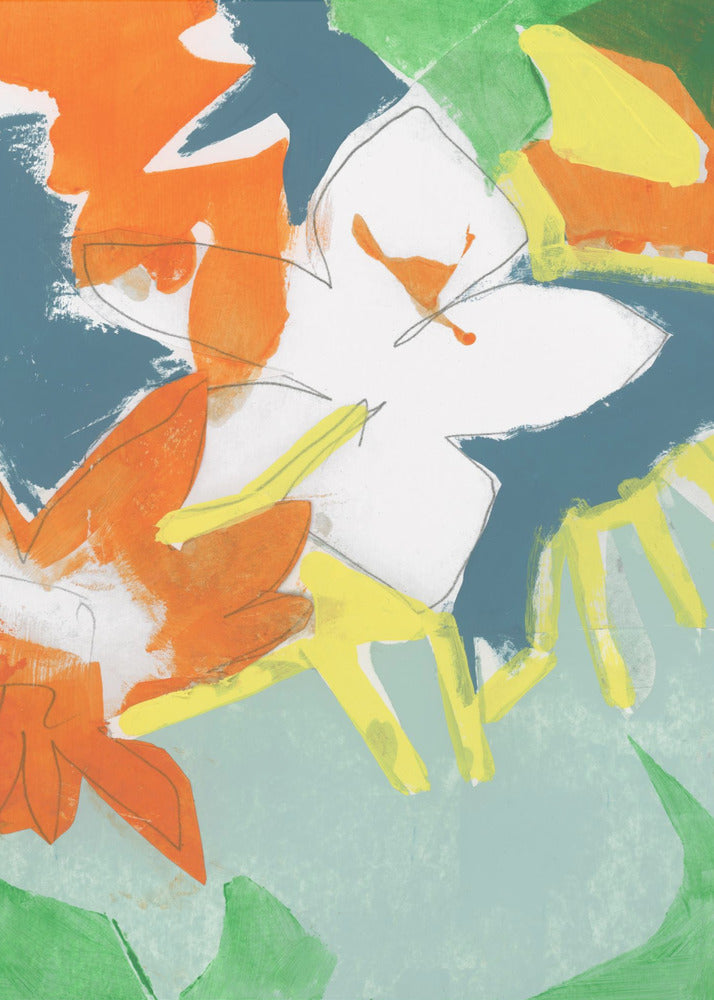 Sanfte, rustikale, leuchtende Blumen Nr. 1 | Poster