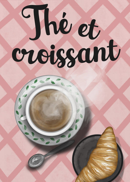 Das Croissant | Leinwand