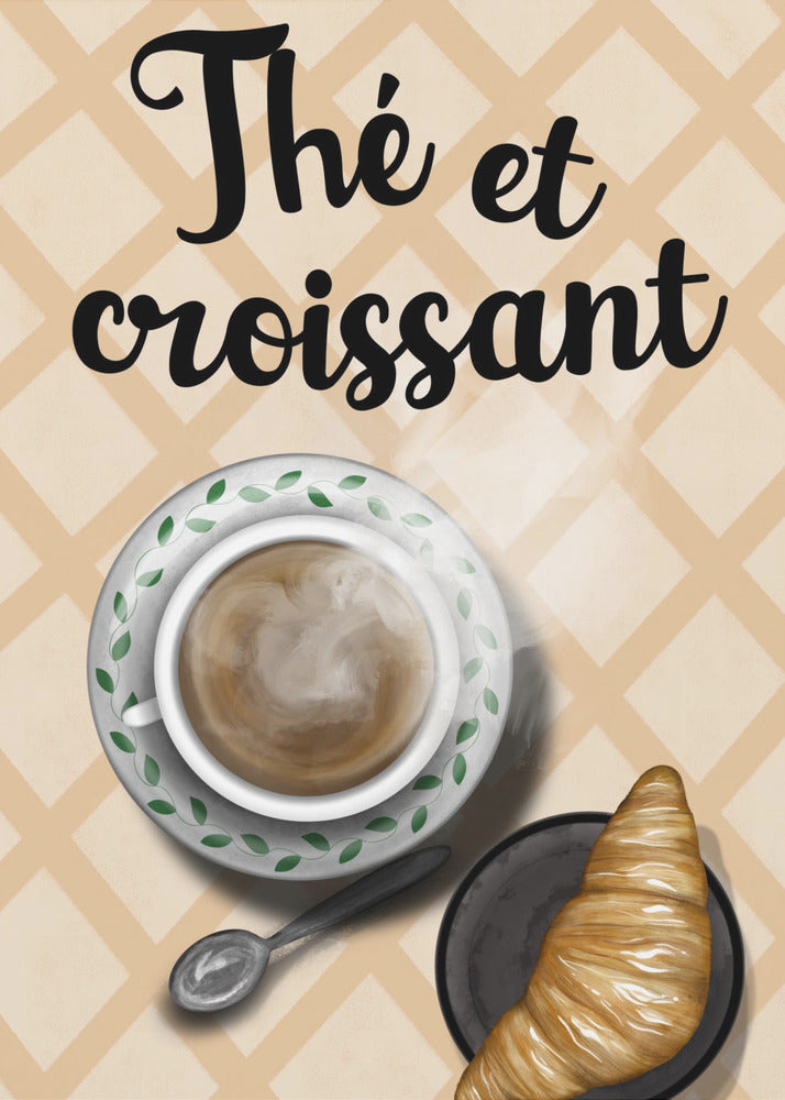 Das Croissant | Leinwand