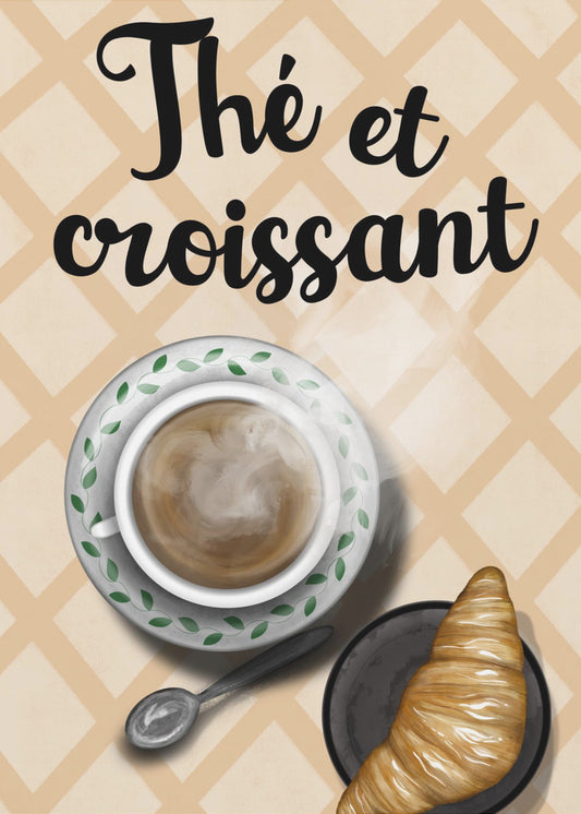 Das Croissant | Leinwand