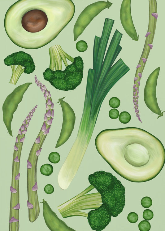 Green vegetables | Poster