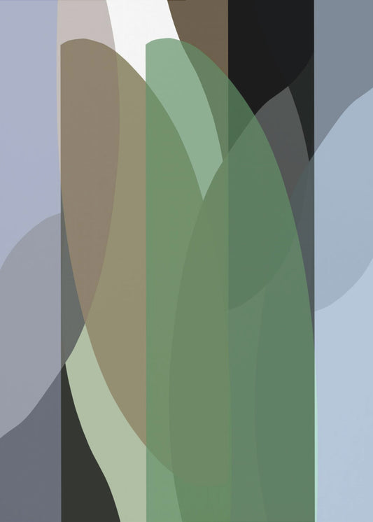 Abstrakte Formen Kunstdruck Nr. 3 | Poster
