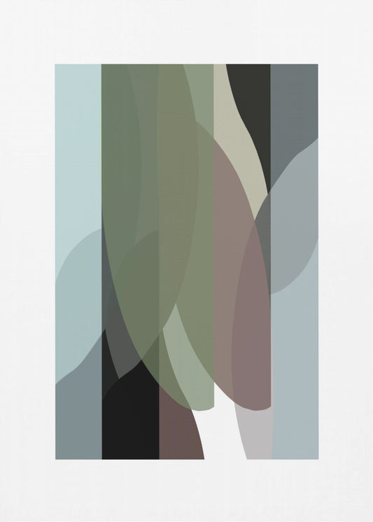 Abstrakte Formen Kunstdruck Nr. 4 | Poster