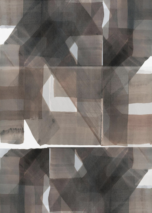 Abstract Dark Hammered 1 | Poster