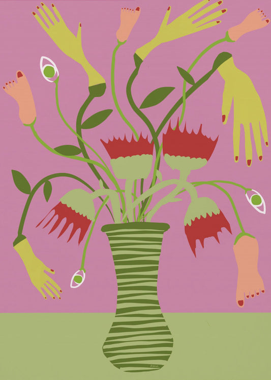 Die seltsame Vase | Leinwand