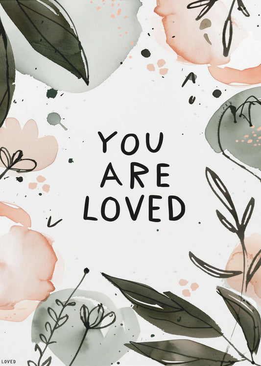 Florale Affirmation | Leinwand
