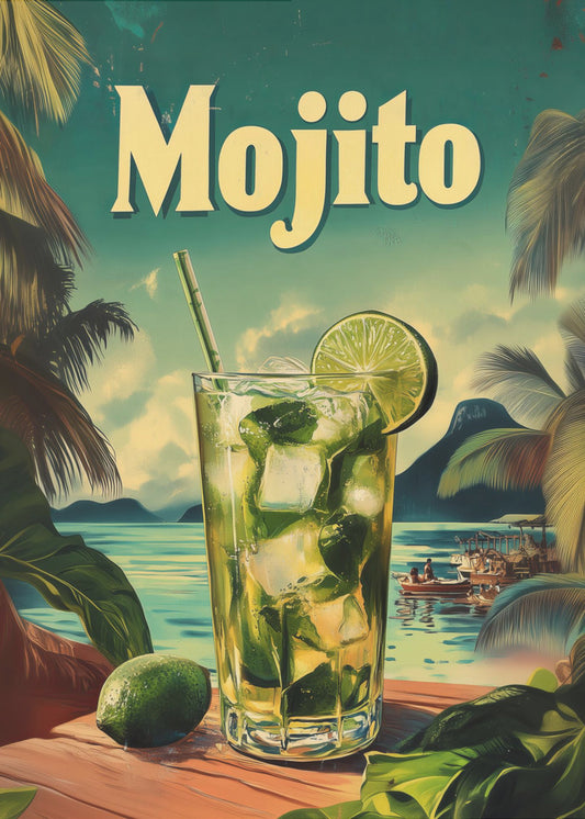 Mojito Vintage | Leinwand