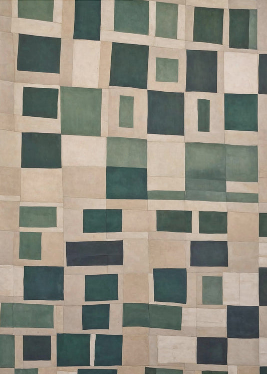 Smaragdmosaik | Leinwand