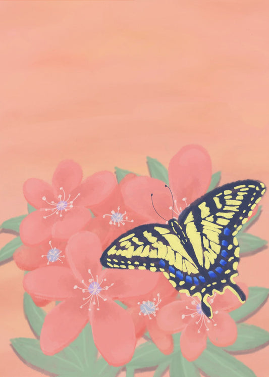 Tiger Schwalbenschwanz Schmetterling | Leinwand