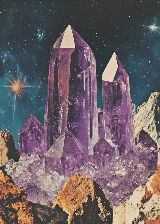 Kristallcollage | Leinwand
