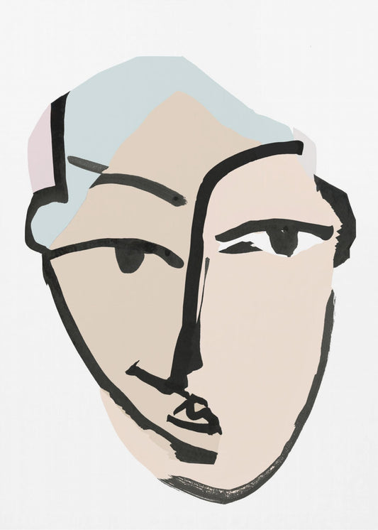 Visage Nr. 4 | Leinwand