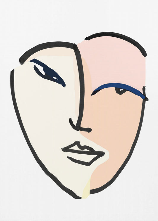 Visage Nr. 6 | Leinwand