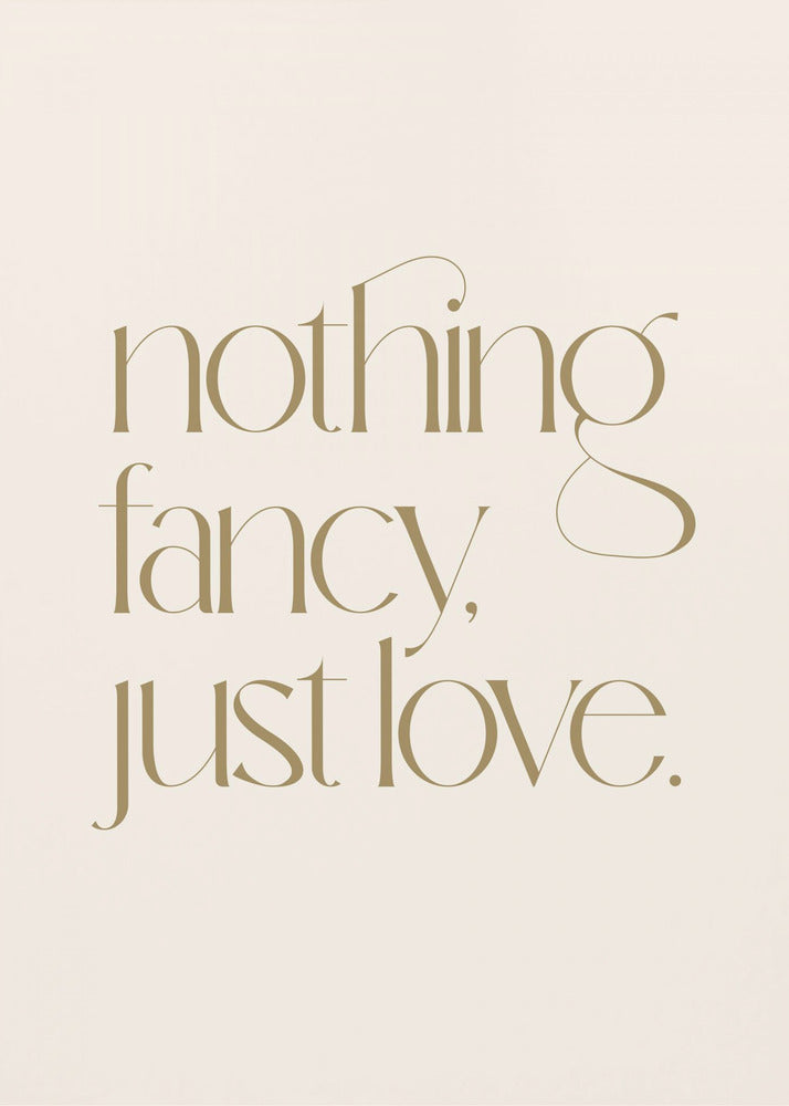 Nichts Besonderes, nur Liebe | Poster