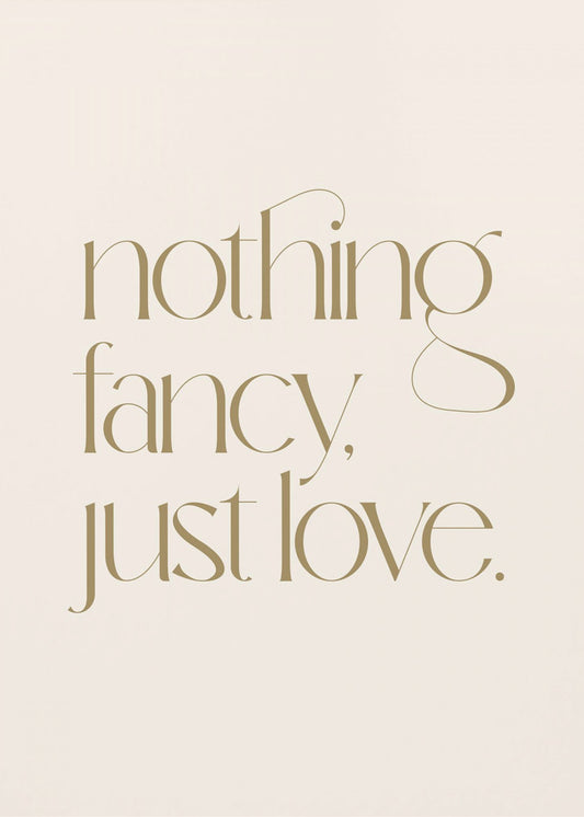 Nichts Besonderes, nur Liebe | Poster