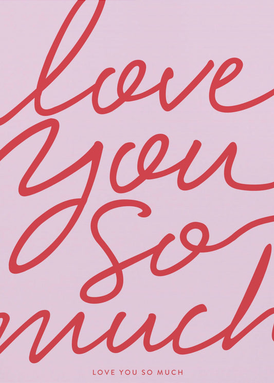 Ich liebe dich so sehr | Leinwand