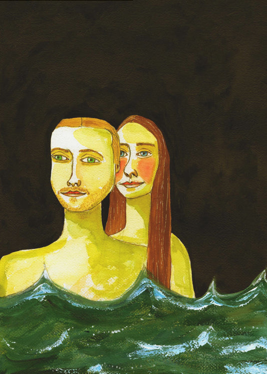 Die Schwimmer | Leinwand