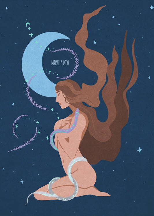 Ätherische Nachtmuse | Poster