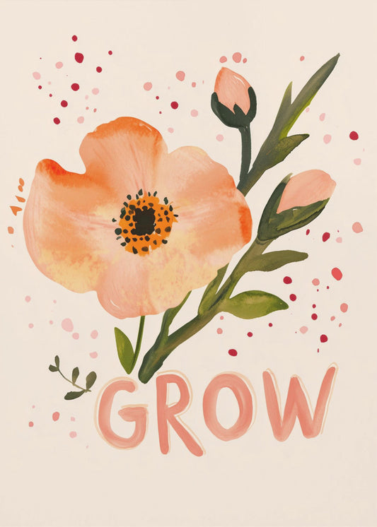 Blumenwachstum | Poster