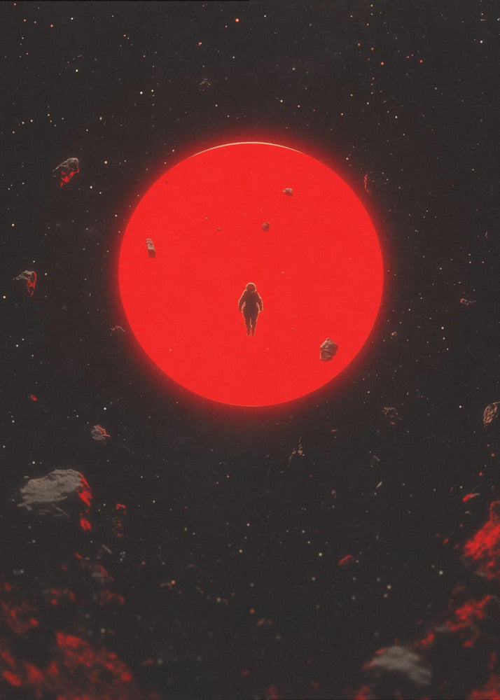 Roter Mond | Leinwand