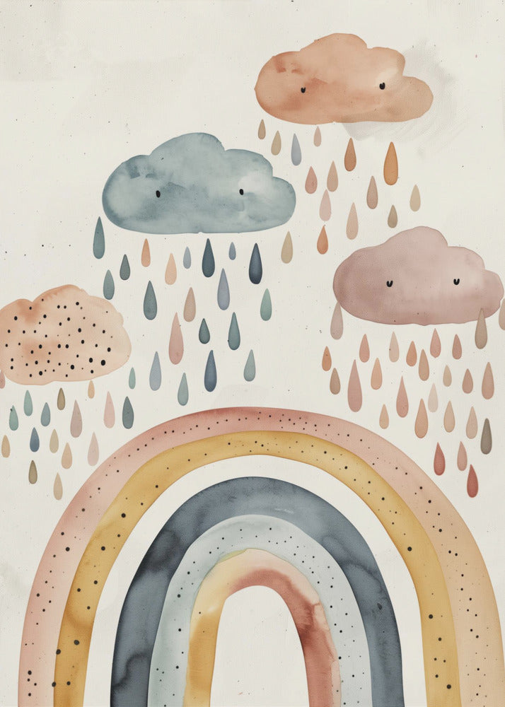 Verspielte Regenbögen | Leinwand