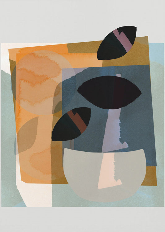 Kaffeebohnen-Collage 1 | Poster