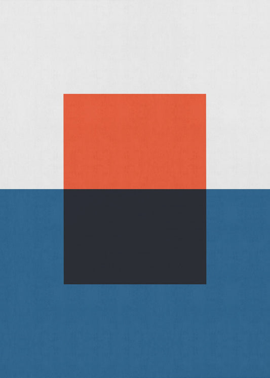 Blau und Rot 2 | Poster