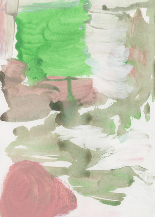 Aquarell Organische Formen 3 | Leinwand