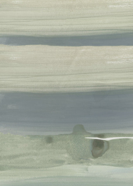 Minimale dunkle Landschaft 2 | Leinwand