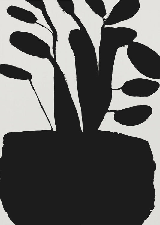 Topfpflanzen-Silhouette Nr. 2 | Poster
