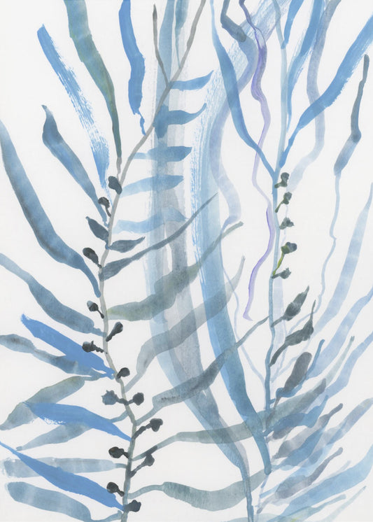 Blaue Algen Nr. 1 | Leinwand