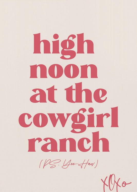 Cowgirl | Leinwand