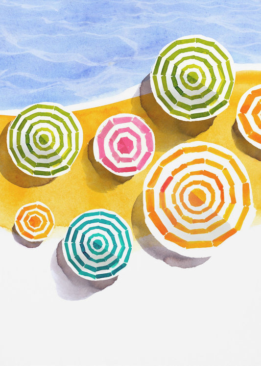 Urlaub Strand | Leinwand