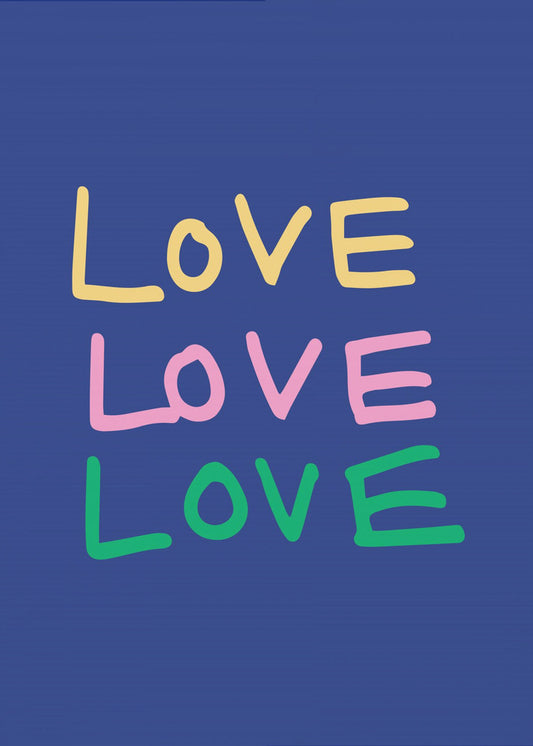 Liebe Liebe Liebe 1 | Leinwand