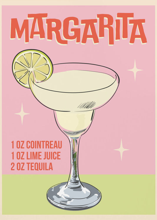 Margarita-Cocktail | Leinwand