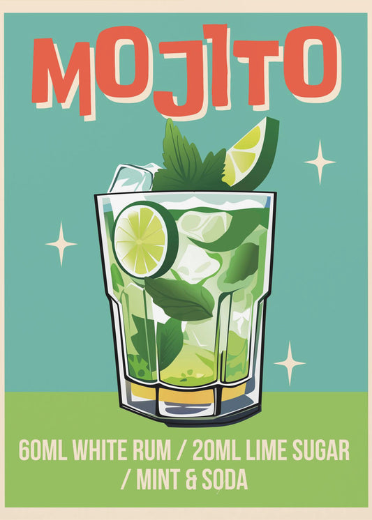 Mojito-Cocktail | Leinwand