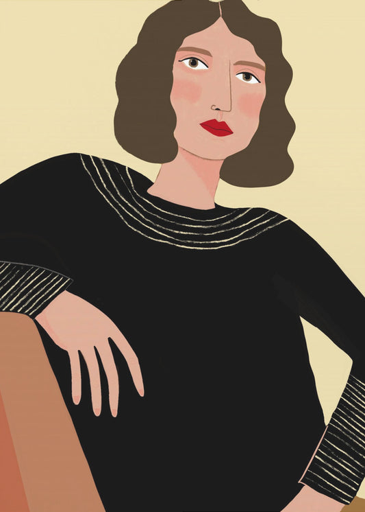 Frau entspannt | Poster