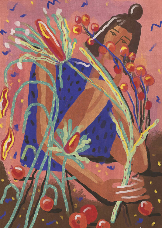Pick a flower | Poster
