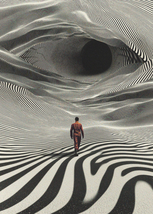 Op Art Reise | Leinwand