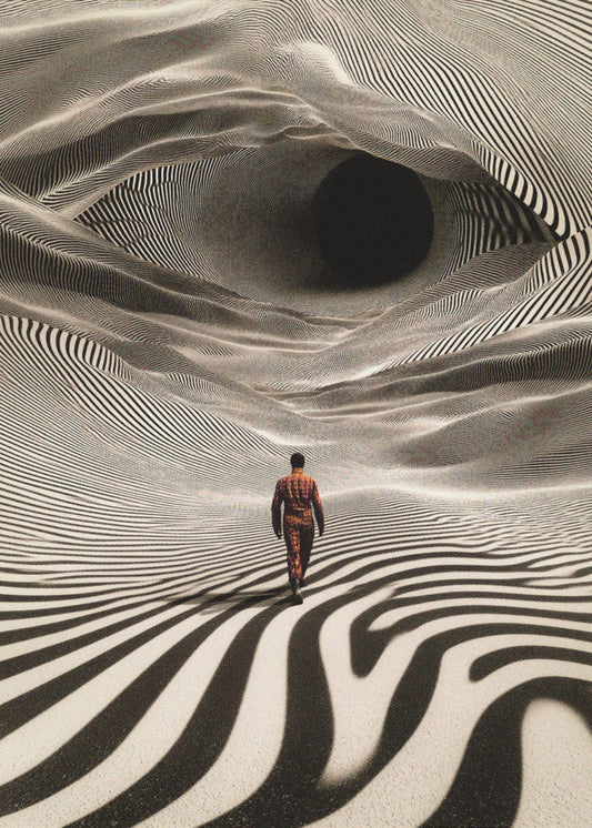 Op Art Reise | Leinwand