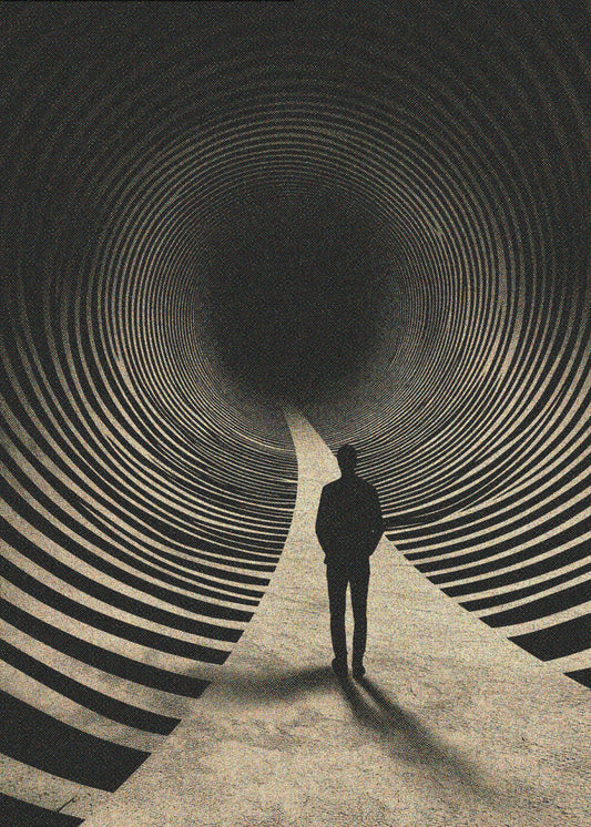 Opart Tunnel | Leinwand