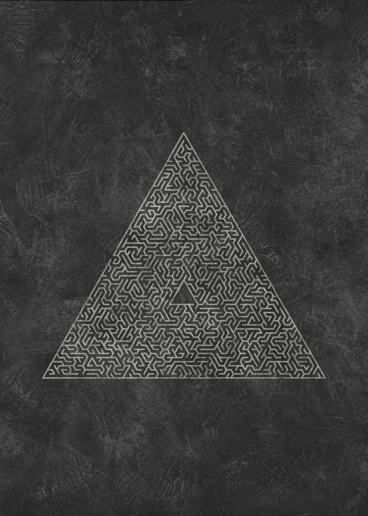 Flucht aus dem Pyramidenlabyrinth | Leinwand