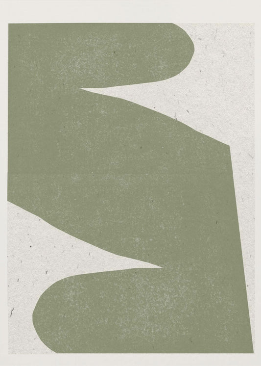 Sanfter grüner Fluss | Leinwand