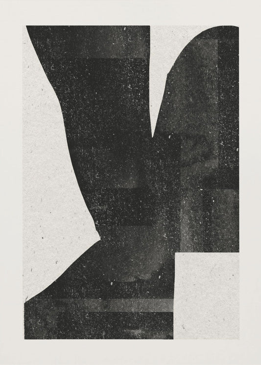 Dunkle Silhouettenform | Leinwand
