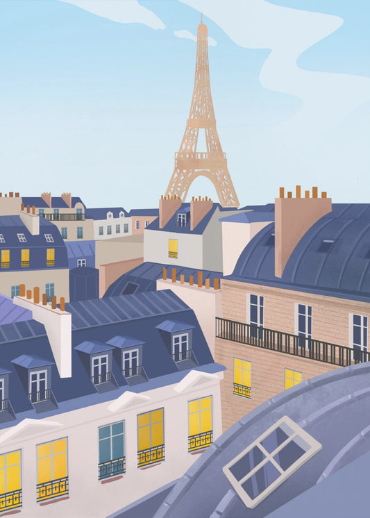 Dächer von Paris | Leinwand