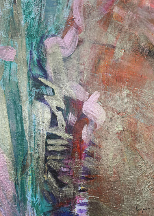 Mystische Pinselstriche | Leinwand