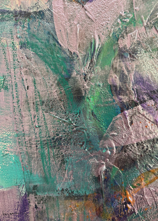 Echos der kristallisierten Seele | Leinwand
