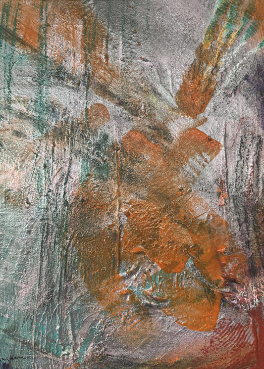 Flüstern der rustikalen Geode | Leinwand