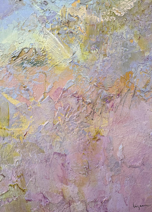 Pastelllandschaft | Leinwand
