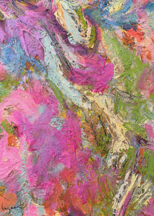 Bunte, verzauberte Pinselstriche | Leinwand
